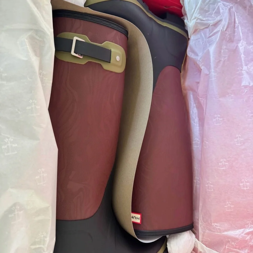 Hunter Erosion Texture Patchwork Boots - Picture 3 of 5